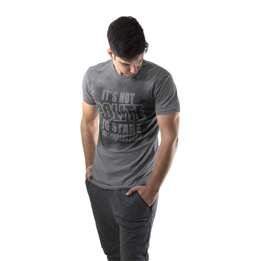 Sweat Activated Tshirt Mens Invisible Message Workout Tee